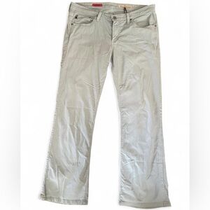 AG Jeans Adriano Goldschmied Light Gray/Blue Low Rise The Angel Pants